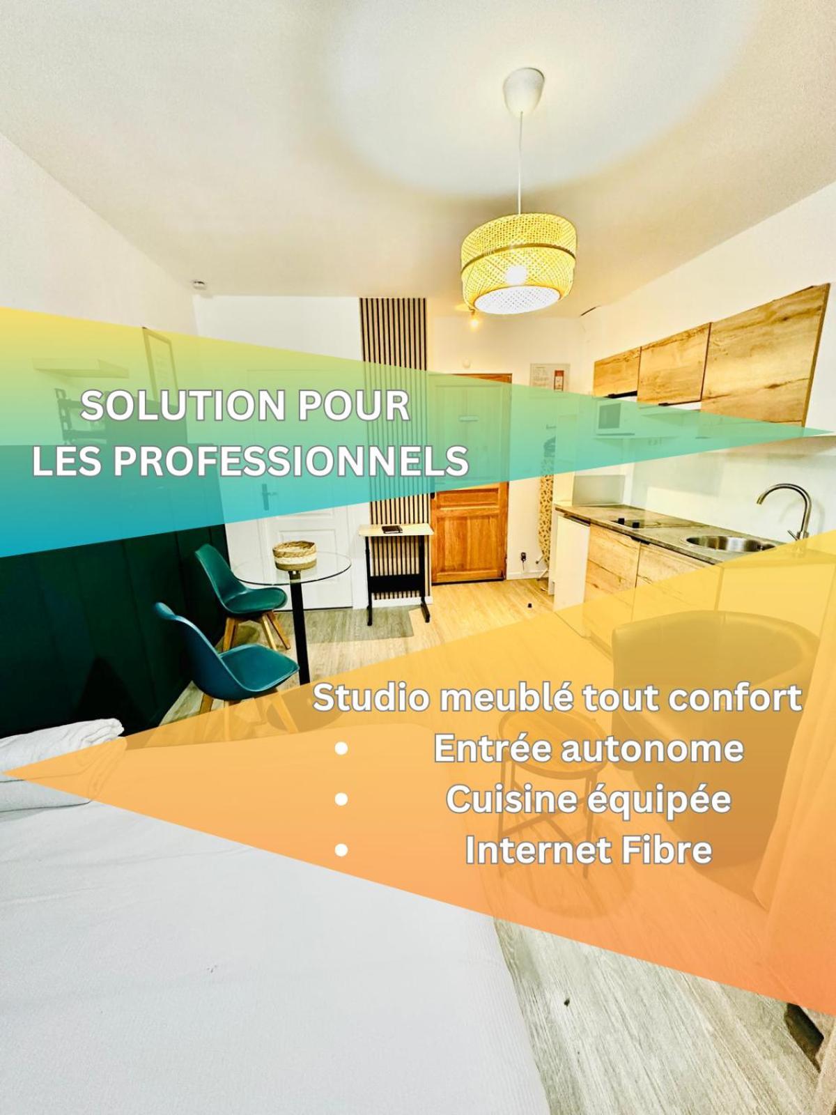 Btobed - Location Professionnelle - 2 Studios Confort - Proche Parc Des Expos Et Stade De France Le Bourget Exterior photo